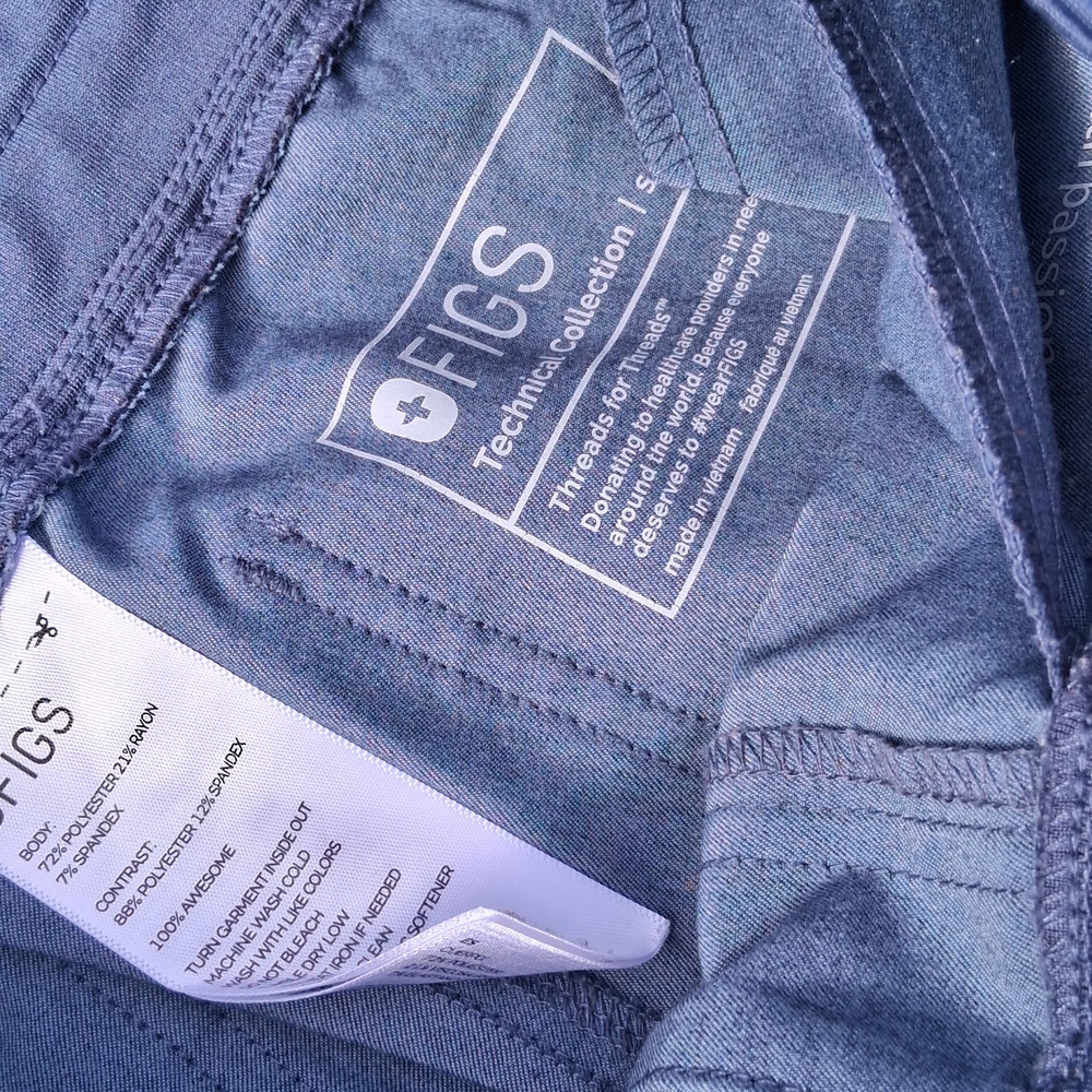 Figs Blue Technical Collection Jacket - image 8